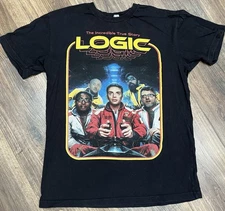 The Incredible True Story Logic Album Music Art Black Hip Hop Rap TShirt Small S