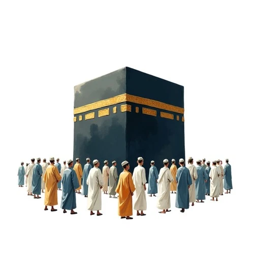 Islamic Kaaba Mosque Mecca Muslim Ramadan Self Adhesive Vinyl Sticker