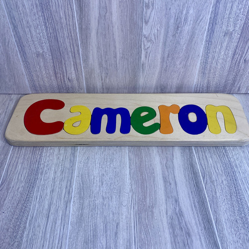 Wooden Name Puzzle - Cameron - Picture 1 of 5