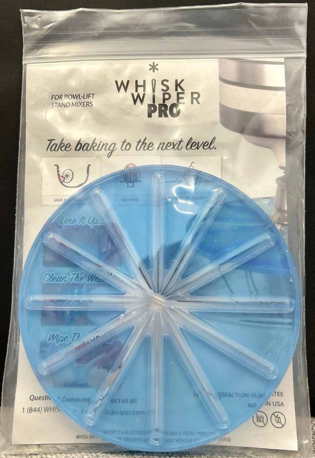 Whisk Wiper® PRO for Stand Mixers - Take Stand Mixing to the Next Level
Opens in a new window or tab