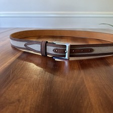 Lejon Oil Tanned Nu-buck Belt Size 48 Made In USA