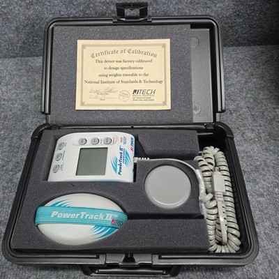 JTECH Power Track II Commander Motion Range Muscle Testing With Case WORKING