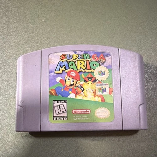 New ListingNintendo Super Mario 64 Nintendo 64 Game NTSC-U/C K-A Platformer 1996