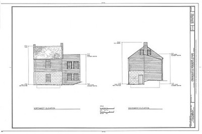 Harpers Ferry West Virginia Roeder Store Potomac Street 1930s Elevations
