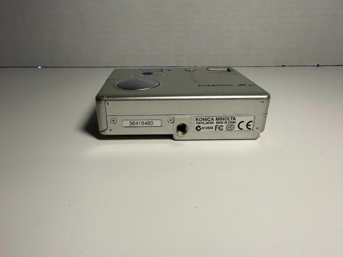 Konica Minolta DiMAGE X31, 3.2 MP 3x Optical Zoom (Untested) | eBay