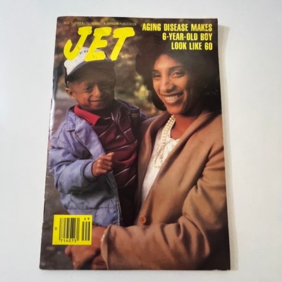 Aging Disease Makes 6-Year-Old Boy Look Like  60 Vintage JET Magazine JM1