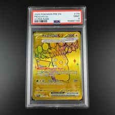 PSA 9 Pikachu ex 179/131 Prismatic Evolutions Graded Pokemon Card