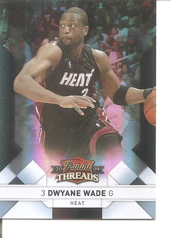 Panini 2009-10 Threads Dwyane Wade Miami Heat #2 ---- 6/25