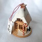 SANTA'S WORKSHOP Ginger Cottages WOODEN ORNAMENT FIGURE Old World Christmas 2019 — photo 1
