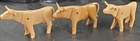 Playmobil Geobra Vintage 1976 Longhorn Bull Cow Steer Cattle SEE PHOTOS Lot of 3