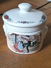 Terrine Pot For Foie Gras Sarreguemines Obernai Loux Decor 1920/1950