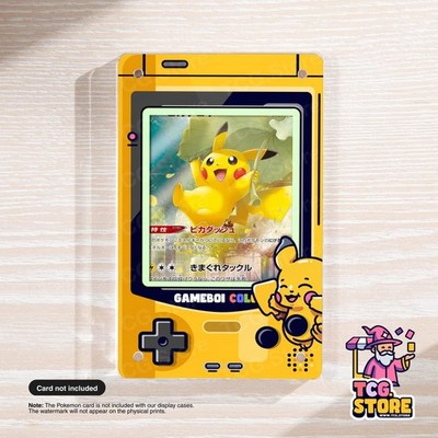 Pokémon Display Case - Pikachu Yellow Gameboy Color Pokémon Extended Art Display