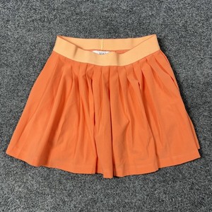 Athleta Girl Skort Girls Medium 8-10 Orange Pleated Tennis Built-In Shorts Sport
