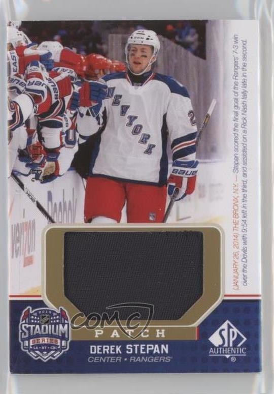 2014-15 SP Game Used Edition 29/99 Derek Stepan #SS-DS Patch 2u9
