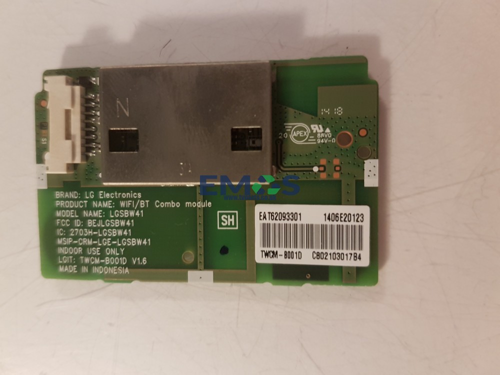 EAT62093301 WI FI MODULES & 3D TRANSMITTERS  FOR LG GENUINE 49UF695V