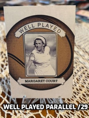Futera Vintage Multi Sport 2024 Margaret Court Well Played Parallel /29 C3357