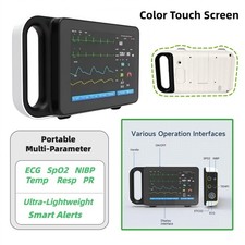 Nuovo Monitor Medico Paziente Multiparametrico Touch Screen,Ultra Leggero