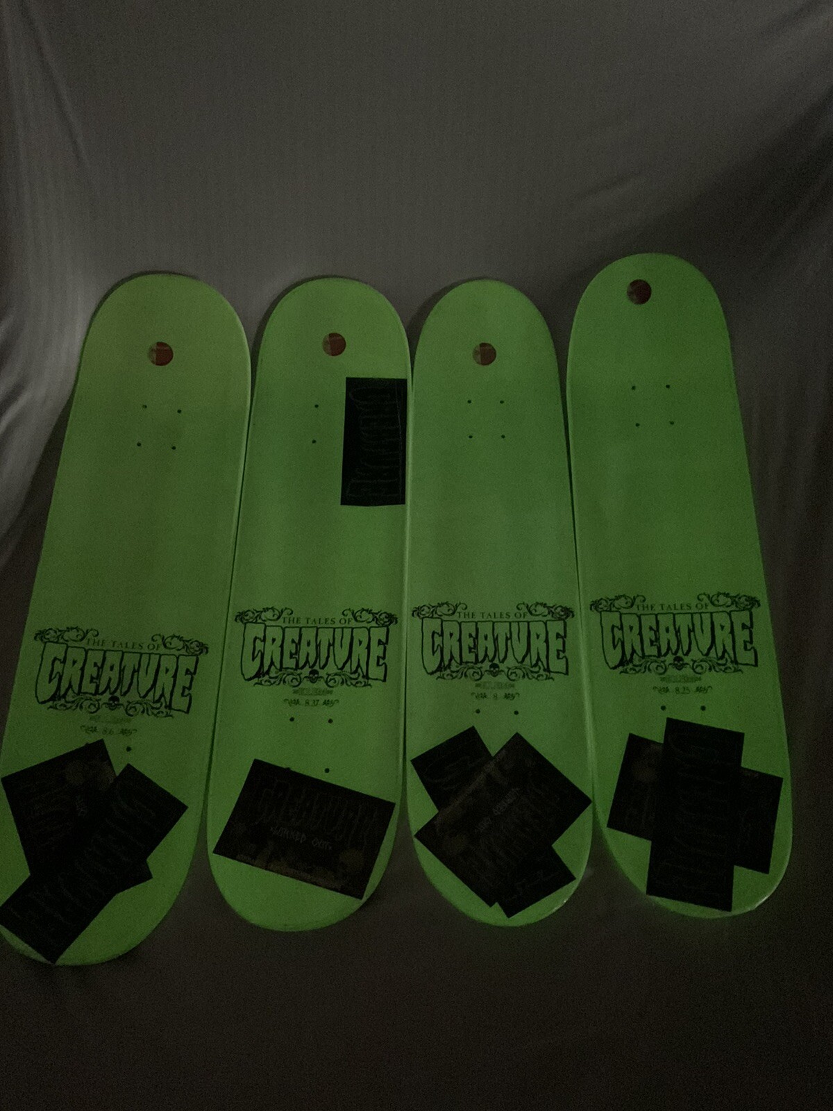 Creature Skateboard Saga KLEM 2006 Glow in the Dark Santa Cruz