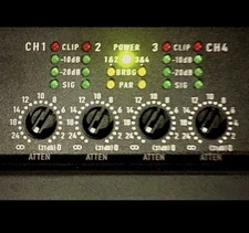 QSC 4-CHANNELS—CX254 Power Amplifier—4-Channels At 250 Watts Per Channel