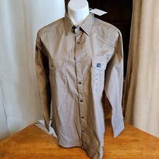 JF J Ferrar Men's Large Modern Fit L/S Button Front Shirt. NWT