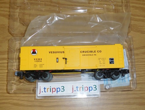 AMERICAN FLYER LIONEL 2019050 VESUVIUS CRUCIBLE CO. FREIGHTSOUNDS BOXCAR S GAUGE - Picture 2 of 5