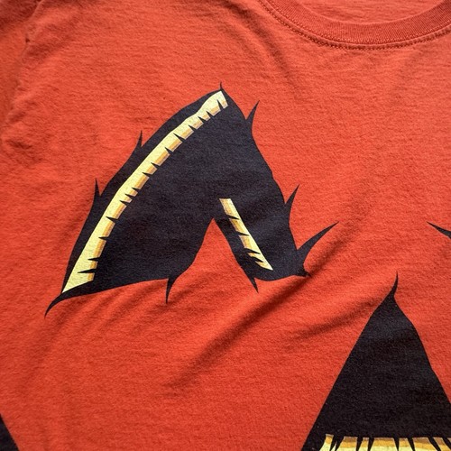 Mens Orange Jack-O-Lantern Pumpkin Graphic Halloween T-Shirt Size Medium - Picture 2 of 7