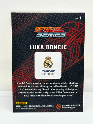 2023-24 Panini Donruss Euroleague Inserts Pick your Insert - Picture 211 of 253
