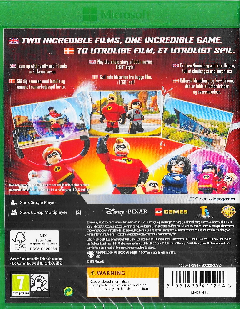 Nintendo Switch Incredibles Lego Xbox LEGO Die Unglaublichen Xbox