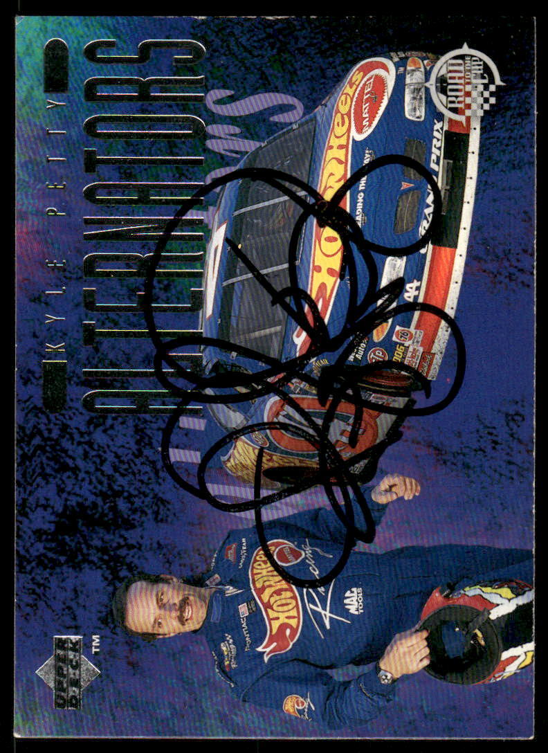 1997 Upper Deck Road to the Cup #129 Kyle Petty In Person Autograph 36678