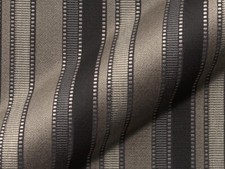 Polsterstoff Möbelstoff Bezugstoff Q2 Stoff Flachgewebe Schwarz gestreift NEU