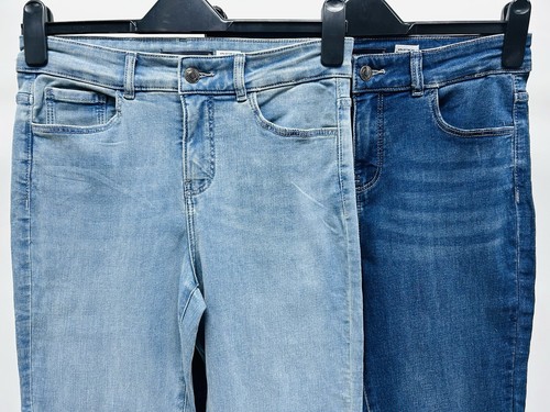 Ex M&S Damen leichte Stretch Denim Cropped/Knöchel Skinny Jeans Größen 8-24 - Bild 3 von 12