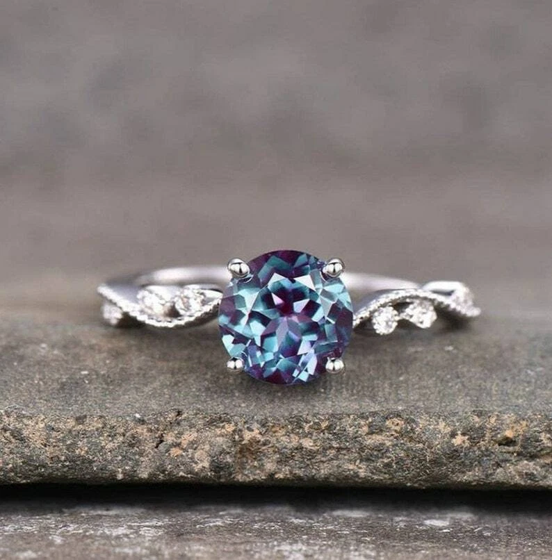 June birthstone on sale engagement rings