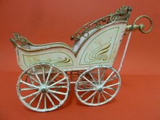 Märklin Puppenwagen uralt ca.1910, original, handlackiert, selten Dachbodenfund