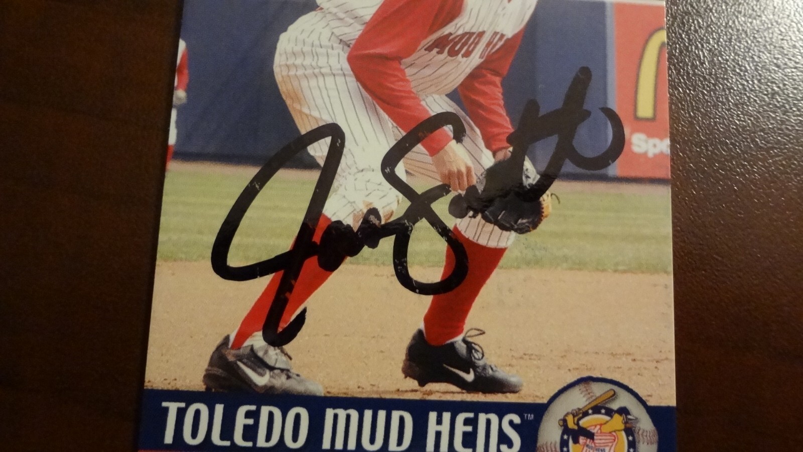 CHOICE SPORTSCARDS JASON SMITH TOLEDO MUD HENS AUTOGRAPHED BASEBALL CARD - Picture 2 of 2
