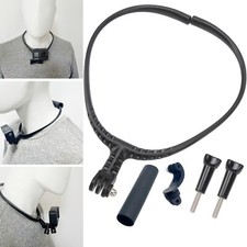 Hands Free Adjustable Neck Mount for GoPro Action Camera-Vlog Selfie Holder