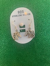 Pony .925 sterling silver earrings
