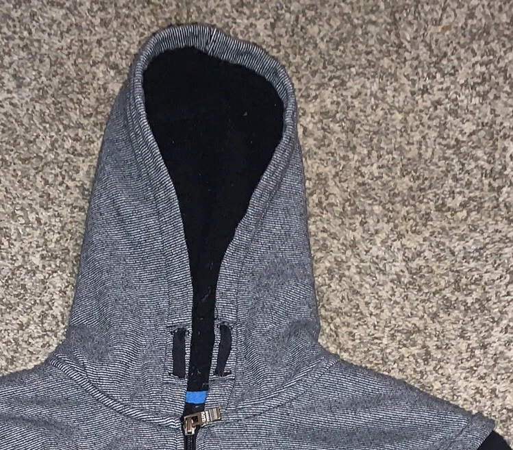 Ocean Current Niños Chaqueta Gris y Negro Talla Grande Foto 3 de 4