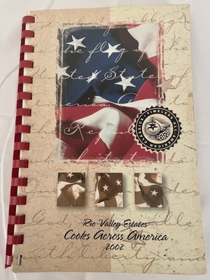 Fundraiser Cookbook Vintage 00s Charity Rio Valley Texas 2002 Quilting Club USA