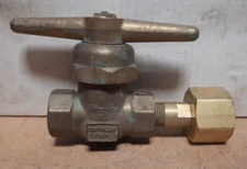 SUPERIOR  #430C  BRASS VALVE (1/2” NPT WITH TANK FITTING)  D161