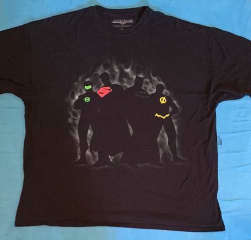 T-Shirt XXL Superman Batman Flash 