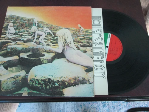 Led Zeppelin–Houses Of The Holy-1973-LP-Atlantic SD 7255 STERLING-plays vg to +