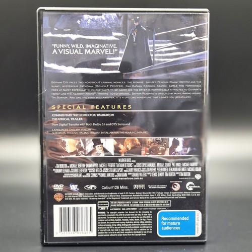 Batman Returns 1992 DVD - 2 Disc Set - Picture 2 of 4