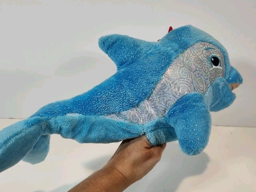 Girl Scouts Dolphin Plush Stuffed Animal Sparkly Adelante Brillante 16" Puppet - Picture 7 of 7