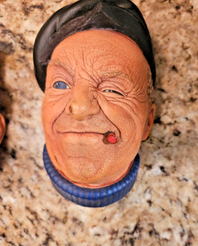 3 Vintage Bossons Chalk Ware Sea Captain, Paddy boatman 1972 Collectible Retired - Picture 3 of 12