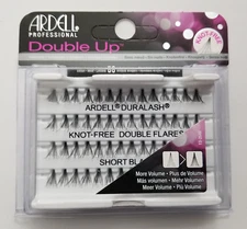 (LOT OF 4) Ardell Duralash Knot-Free DOUBLE UP SHORT Individual Eyelashes
