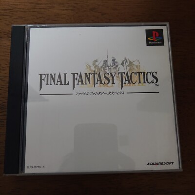 Final Fantasy Tactics Japanische PlayStation Software geprüft