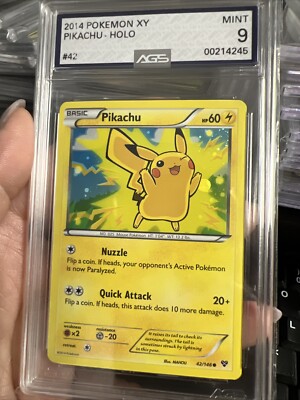 Pikachu 42/146 Cosmos Holo Lego Movie Exclusive 2014 Pokemon XY