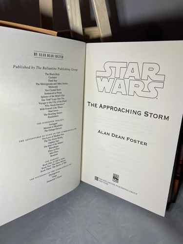 Star Wars: The Approaching Storm by Alan Foster (2002, Hardcover) - Picture 6 of 12