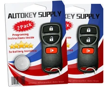 2 Replacement for Nissan Frontier 13 14 15 16 2017 2018 2019 Remote Keyless Fob