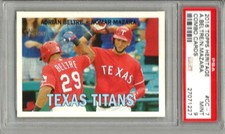 2016 Topps Heritage Adrian Beltre/ Nomar Mazara Combo Card PSA 9